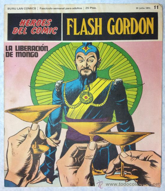 C&oacute;mics: FLASH GORDON. BURU LAN. HEROES DEL COMIC. 1971. N&ordm; 11. - Foto 1