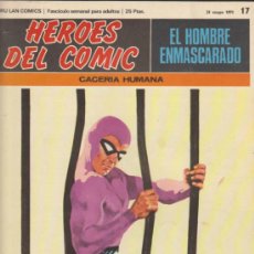 Cómics: EL HOMBRE ENMASCARADO.BURU LAN 1971.LOTE DE 16 EJEMPLARES DEL 1 AL 16.. Lote 32285175