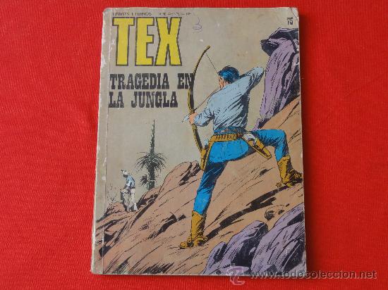 C&oacute;mics: TEX N&ordm;75. ED. BURULAN. TRAGEDIA EN LA JUNGLA - Foto 1