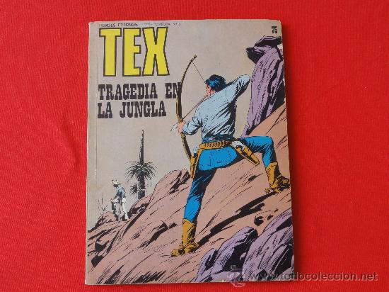 C&oacute;mics: TEX N&ordm;75. ED. BURULAN. TRAGEDIA EN LA JUNGLA - Foto 1