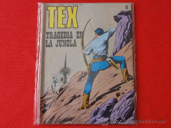 C&oacute;mics: TEX N&ordm;75. ED. BURULAN. TRAGEDIA EN LA JUNGLA - Foto 1