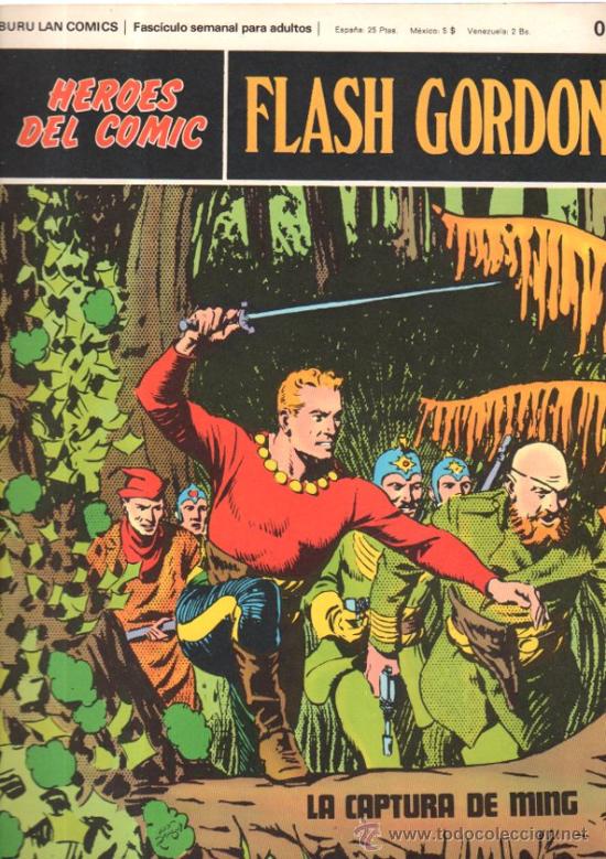 C&oacute;mics: FLASH GORDON. HEROES DEL COMIC. BURULAN COMICS. LA CAPTURA DE MING. N&ordm; 020. - Foto 1