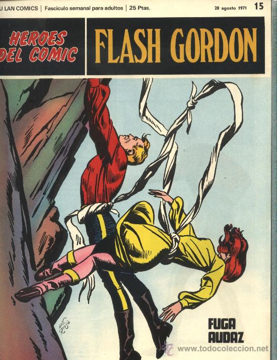 C&oacute;mics: FLASH GORDON - HEROES DEL COMIC, N&ordm;: 15 - BURULAN EDICIONES 1971 - Foto 1