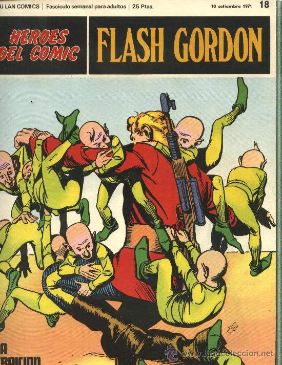 C&oacute;mics: FLASH GORDON - HEROES DEL COMIC, N&ordm;: 18 - BURULAN EDICIONES 1971 - Foto 1