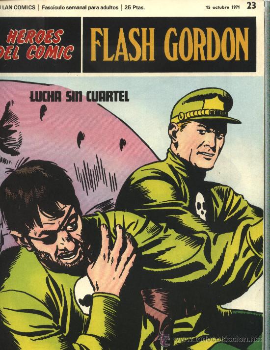 C&oacute;mics: FLASH GORDON - HEROES DEL COMIC, N&ordm;: 23 - BURULAN EDICIONES 1971 - Foto 1