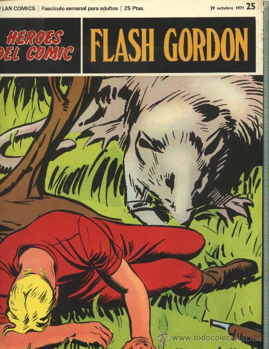 C&oacute;mics: FLASH GORDON - HEROES DEL COMIC, N&ordm;: 25 - BURULAN EDICIONES 1971 - Foto 1