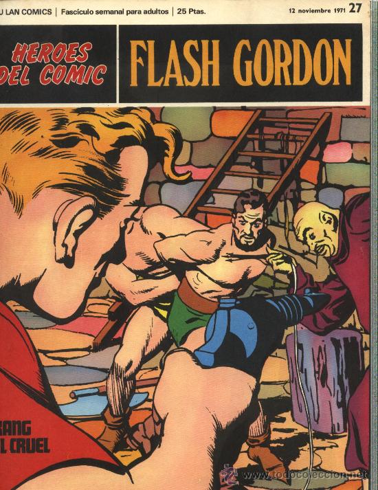 C&oacute;mics: FLASH GORDON - HEROES DEL COMIC, N&ordm;: 27 - BURULAN EDICIONES 1971 - Foto 1