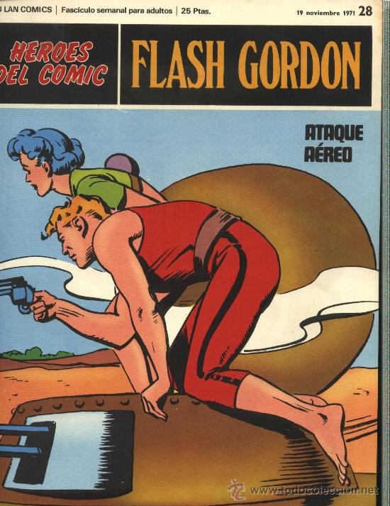 C&oacute;mics: FLASH GORDON - HEROES DEL COMIC, N&ordm;: 28 - BURULAN EDICIONES 1971 - Foto 1