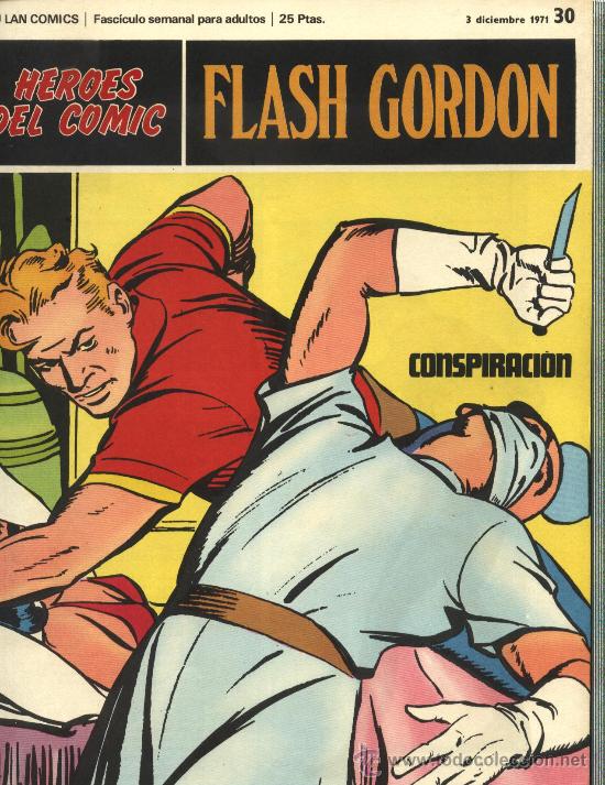 C&oacute;mics: FLASH GORDON - HEROES DEL COMIC, N&ordm;: 30 - BURULAN EDICIONES 1971 - Foto 1