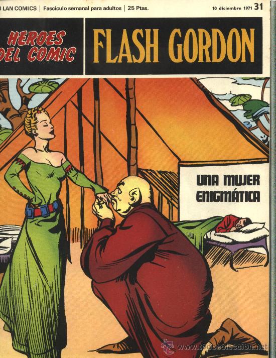 C&oacute;mics: FLASH GORDON - HEROES DEL COMIC, N&ordm;: 31 - BURULAN EDICIONES 1971 - Foto 1