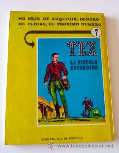C&oacute;mics: Tex N&ordm; 6. Guerrilla. Buru Lan. 1970. En - Foto 2