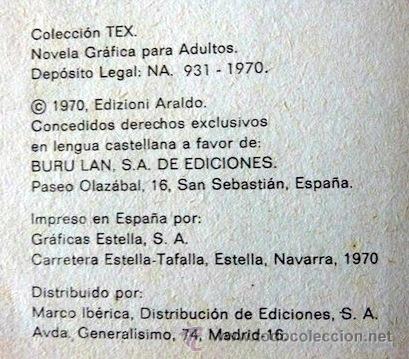 C&oacute;mics: Tex N&ordm; 6. Guerrilla. Buru Lan. 1970. En - Foto 4