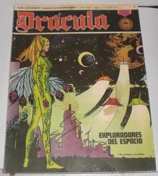 C&oacute;mics: DRACULA - HEORES DEL COMIC N&ordm; 1 - BURULAN EDICIONES 1972 - Foto 1
