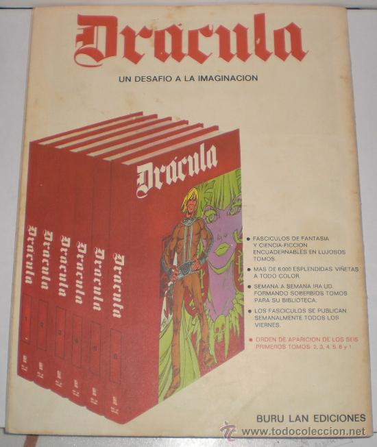 C&oacute;mics: DRACULA - HEORES DEL COMIC N&ordm; 1 - BURULAN EDICIONES 1972 - Foto 3