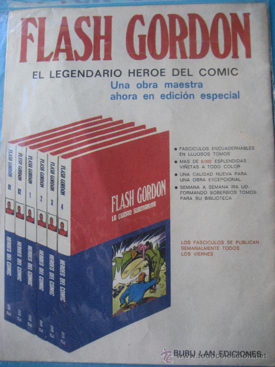 C&oacute;mics: Flash Gordon. El Rayo Celeste. N&ordm; 1 Heroes del Comic. 1972 - Foto 2