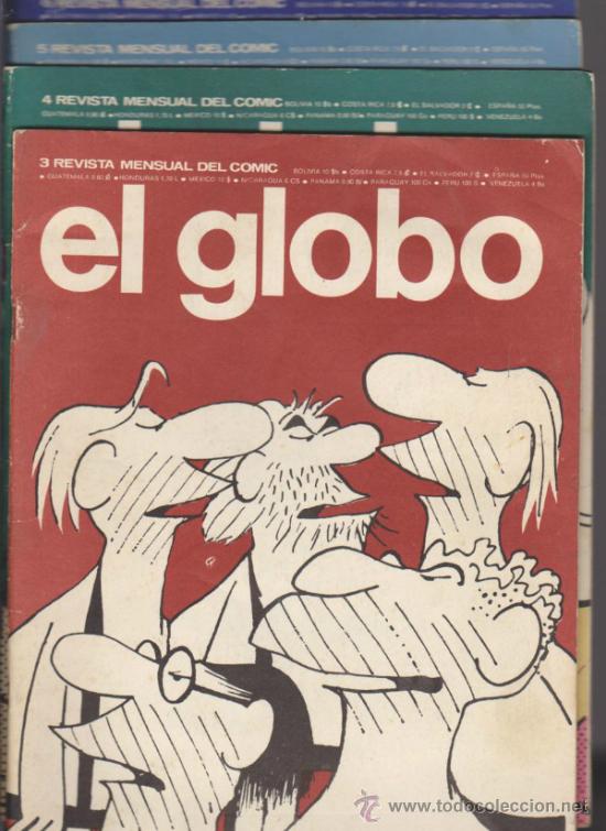 C&oacute;mics: El Globo. Lote de 4 ejemplares  n&ordm;  3,4,5 y 6. - Foto 1