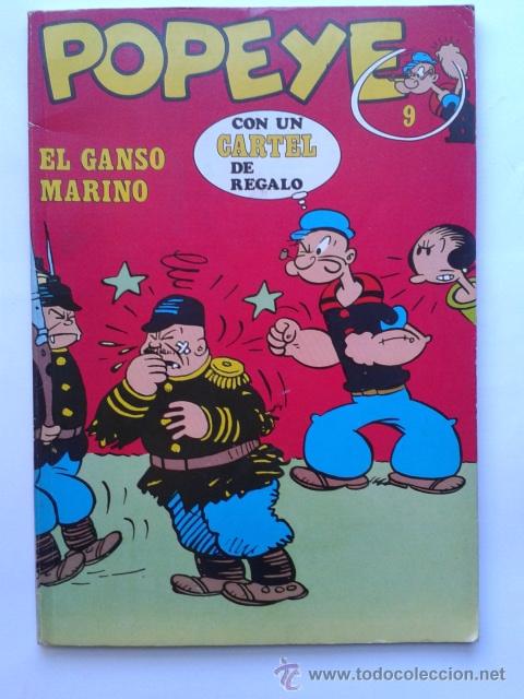 C&oacute;mics: POPEYE, N&ordm; 9, EL GANSO MARINO. 1971 - Foto 1
