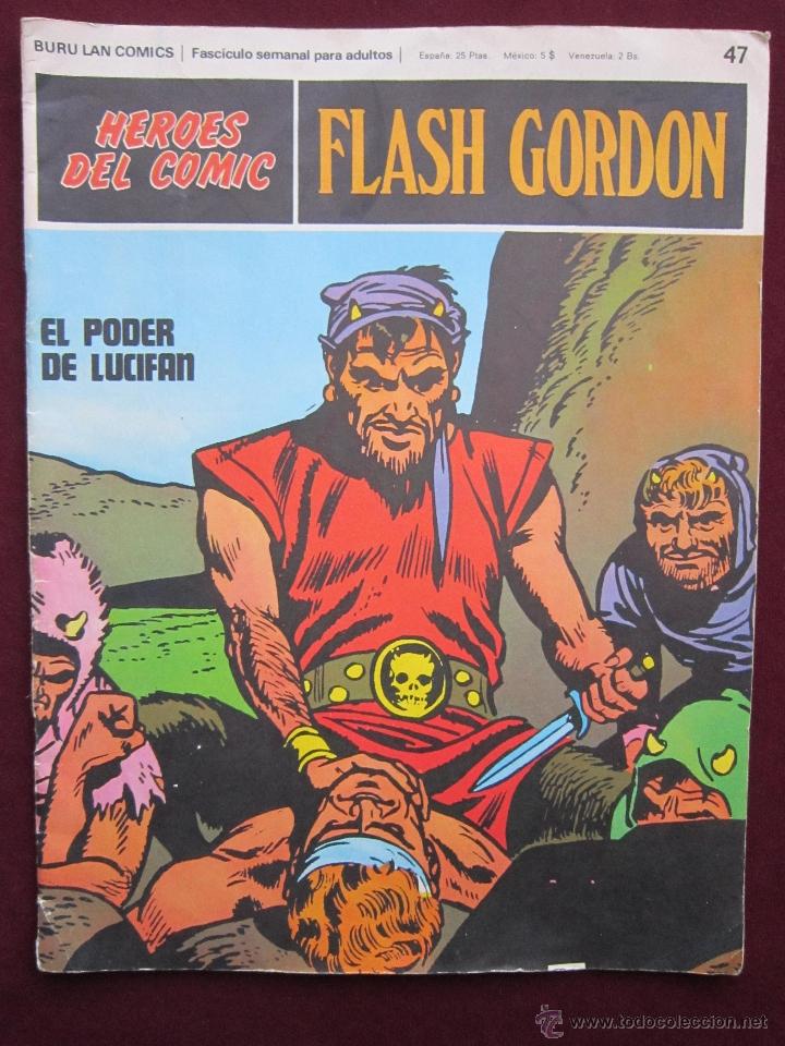 C&oacute;mics: FLASH GORDON N&ordm; 47. El poder de Lucifan. HEROES DEL COMIC - BURU LAN.1971 Burulan - Foto 1