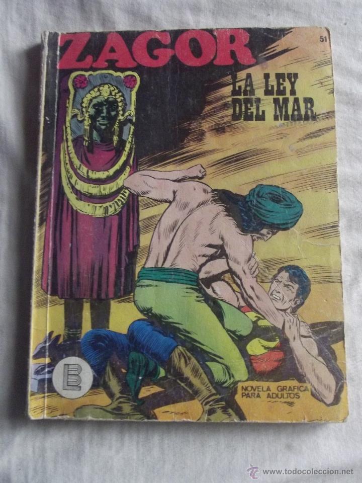C&oacute;mics: ZAGOR N&ordm; 51 LA LEY DEL MAR - Foto 1