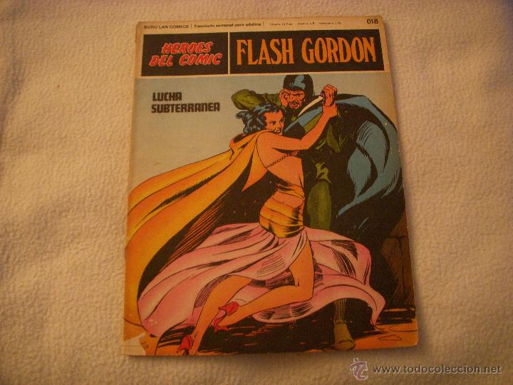 C&oacute;mics: HEROES DEL COMIC, FLASH GORDON N&ordm; 018, EDITORIAL BURULAN - Foto 1