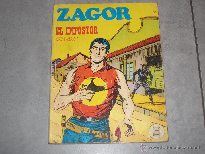 C&oacute;mics: ZAGOR - EL IMPOSTOR N&ordm;21 - 1972 - Foto 1