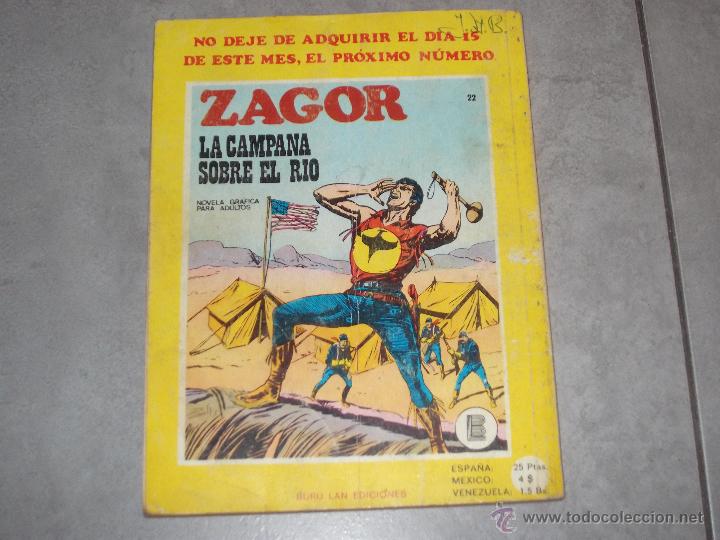 C&oacute;mics: ZAGOR - EL IMPOSTOR N&ordm;21 - 1972 - Foto 2