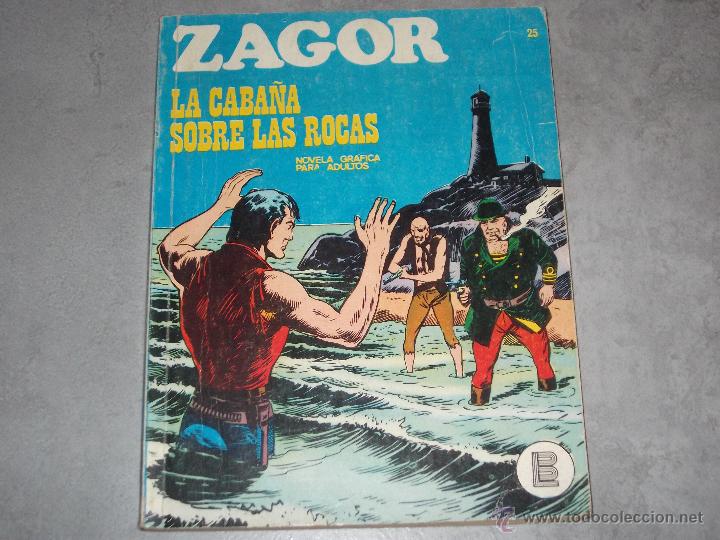 C&oacute;mics: ZAGOR - LA CABA&Ntilde;A SOBRE LAS ROCAS N&ordm; 25 - 1972 - Foto 1