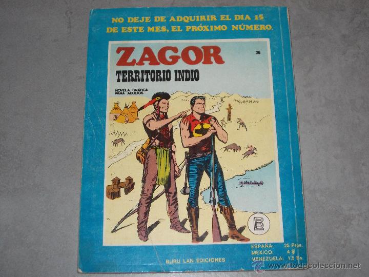C&oacute;mics: ZAGOR - LA CABA&Ntilde;A SOBRE LAS ROCAS N&ordm; 25 - 1972 - Foto 2