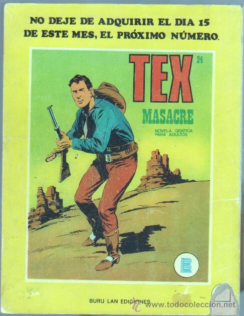 C&oacute;mics: TEX N&ordm; 23 EDI. BURULAN 1971 - - Foto 3