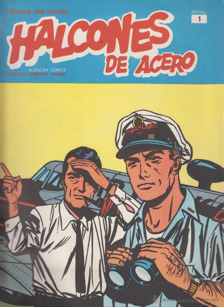 C&oacute;mics: HALCONES DE ACERO N&ordm; 1 -ed. BURU LAN - Foto 1