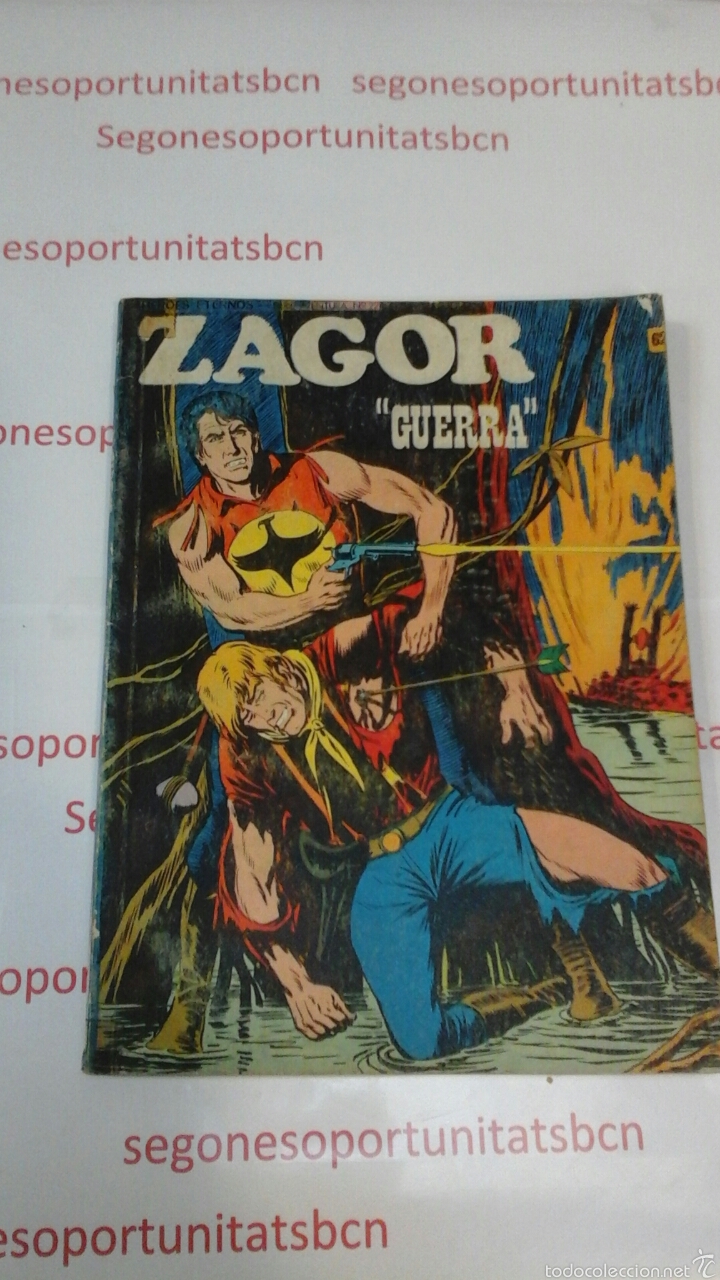 C&oacute;mics: ZAGOR - N&deg;62 GUERRA - BURU LAN - 1973 - Foto 1