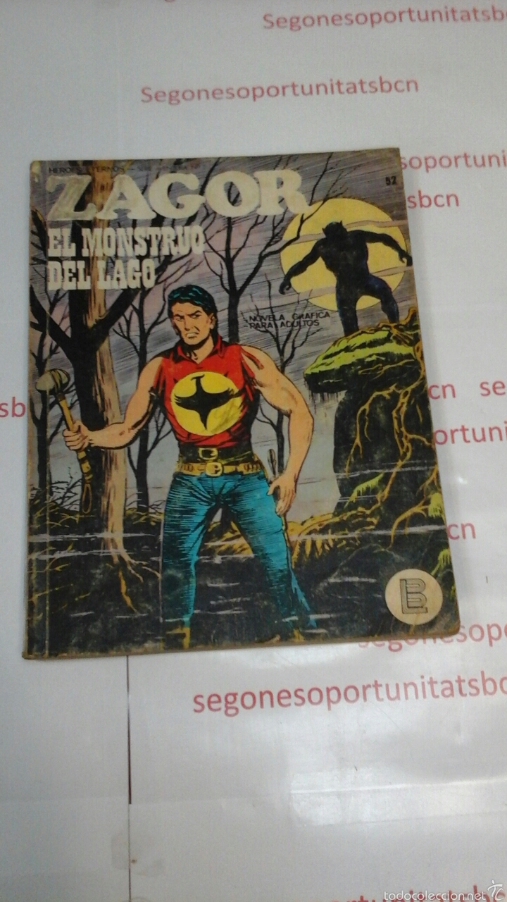 C&oacute;mics: ZAGOR - N&deg;52- EL MONSTRUO DEL LAGO - Foto 1