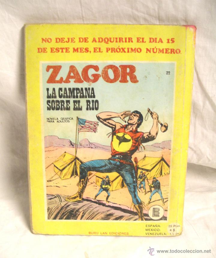 C&oacute;mics: N&ordm; 21 Zagor Editorial Buru Lan a&ntilde;o 71 - Foto 2