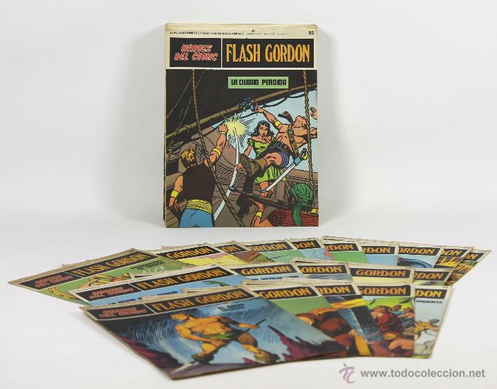 Comics: 7081 - HEROES DEL COMIC,FLASH GORDON. 22 EJEMPLARES,20 TAPAS(VER DESCRIP). 1973.