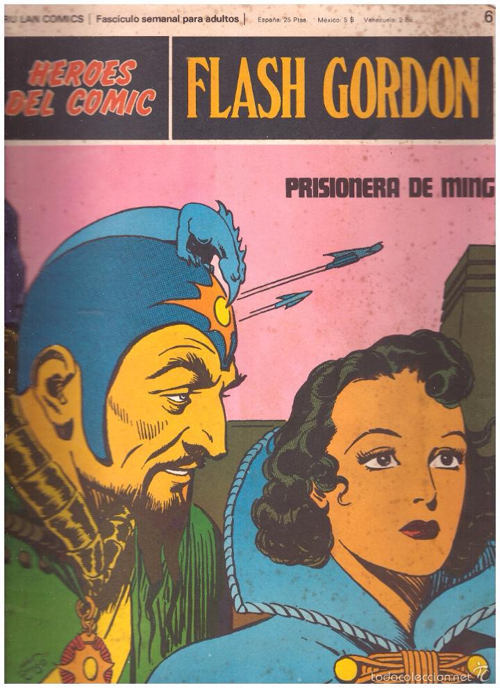 C&oacute;mics: Heroes del comic: Flash Gordon, n&ordm; 6: Prisionera de Ming - Buru Lan Comics - Foto 1