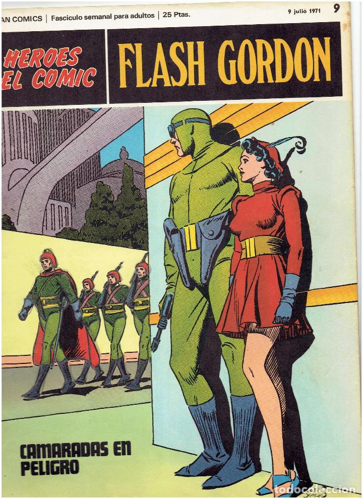 C&oacute;mics: FLASH GORDON-HEROES DEL COMIC DE BURU LAN COMICS N&ordm; 9 - Foto 1