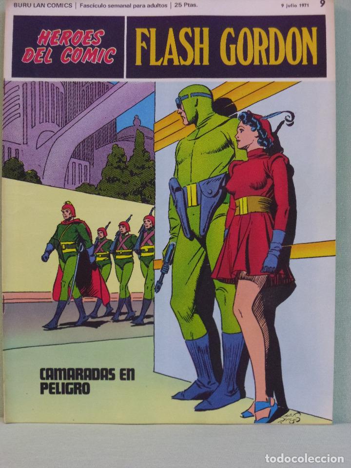 C&oacute;mics: FLASH GORDON-HEROES DEL COMIC DE BURU LAN COMICS N&ordm; 9 - Foto 1