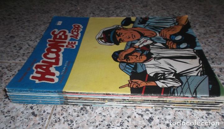C&oacute;mics: HALCONES DE ACERO - LOTE DE 11 NUMEROS - H&Eacute;ROES DEL COMIC. - Foto 2