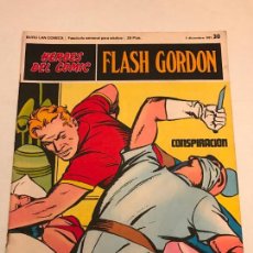 Cómics: HEROES DEL COMIC FLASH GORDON Nº 30. CONSPIRACION. BURU LAN 1971. Lote 78122545