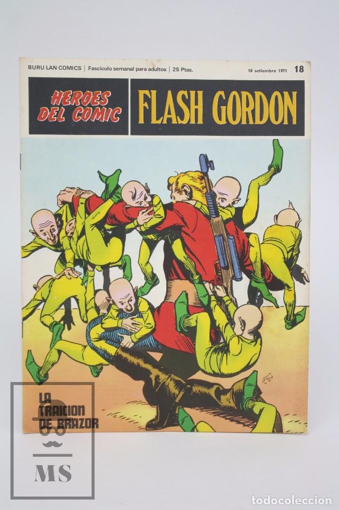 C&oacute;mics: C&oacute;mic Flash Gordon - H&eacute;roes del C&oacute;mic, N&ordm; 18. La Traici&oacute;n de Brazor - Buru Lan, 1971 - Foto 1