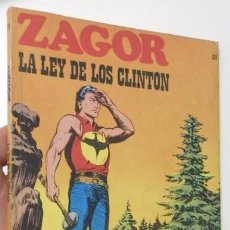 Cómics: ZAGOR Nº 31 - LA LEY DE LOS CLINTON (BURU-LAN, 1972)