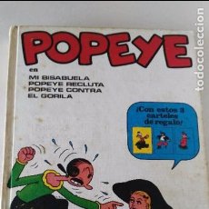 Cómics: POPEYE EN MI BISABUELA + RECLUTA + CONTRA EL GORILA - TOMO V - BURU LAN EDICIONES 1972 - TAPA DURA. Lote 94643699