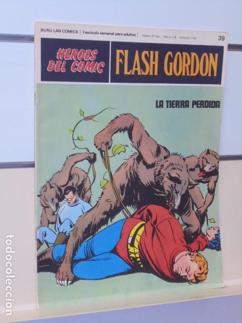 C&oacute;mics: HEROES DEL COMIC FLASH GORDON N&ordm; 39 LA TIERRA PERDIDA - BURU LAN - - Foto 1
