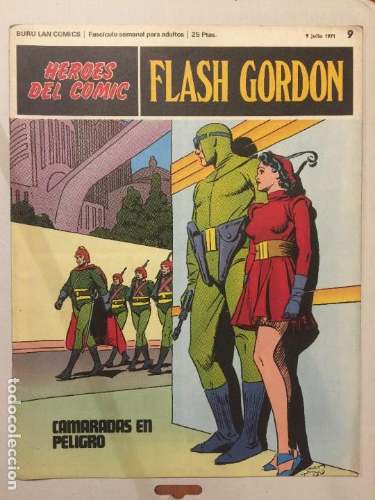C&oacute;mics: HEROES DEL COMIC. FLASH GORDON N&ordm;9. A&Ntilde;O 1971. - Foto 1