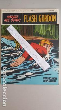 C&oacute;mics: - HEROES DEL COMIC - FLASH GORDON N&ordm; 21 - 17 DE OCTUBRE DEL 1971 - - Foto 1