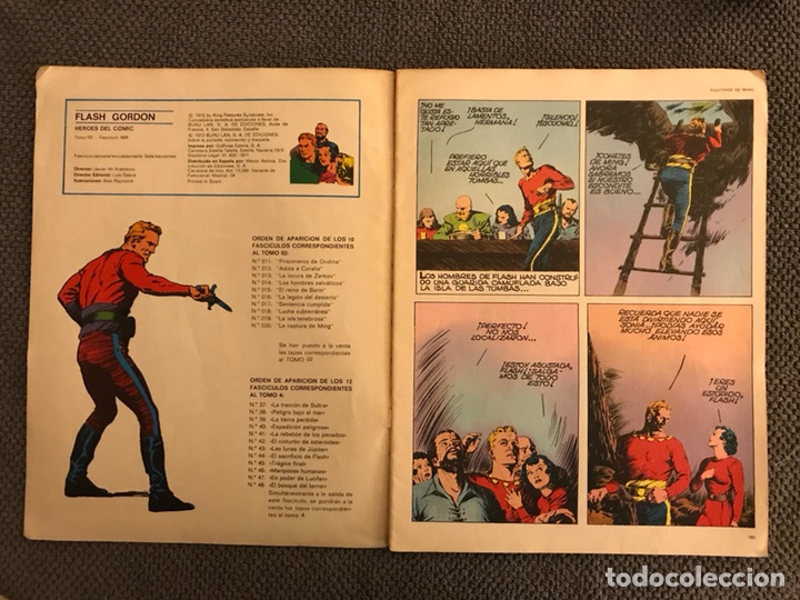 C&oacute;mics: FLASH GORDON. La Captura de Ming. No.20 (a.1972) - Foto 2