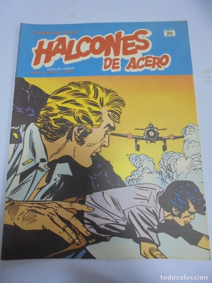 C&oacute;mics: HEROES DEL COMIC. HALCONES DE ACERO. N&ordm; 20. EDICIONES BURULAN - Foto 1