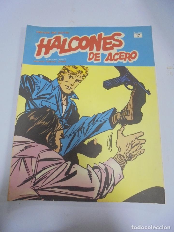 C&oacute;mics: HEROES DEL COMIC. HALCONES DE ACERO. N&ordm; 17. EDICIONES BURULAN - Foto 1