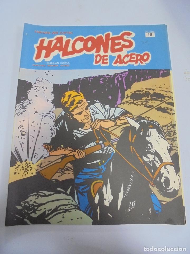 C&oacute;mics: HEROES DEL COMIC. HALCONES DE ACERO. N&ordm; 16. EDICIONES BURULAN - Foto 1