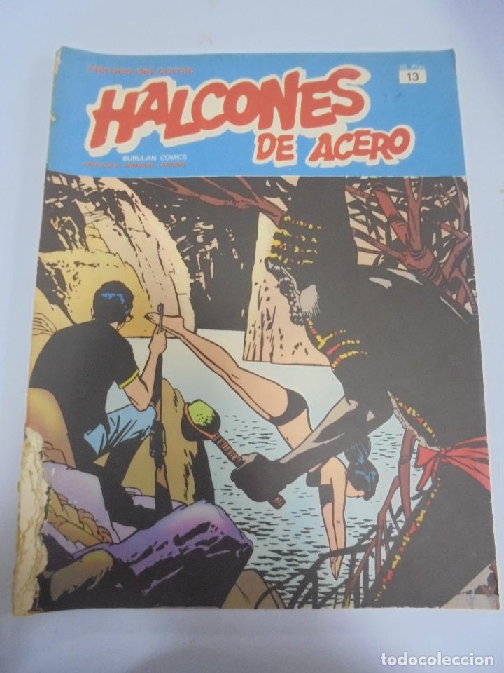 C&oacute;mics: HEROES DEL COMIC. HALCONES DE ACERO. N&ordm; 13. EDICIONES BURULAN - Foto 1